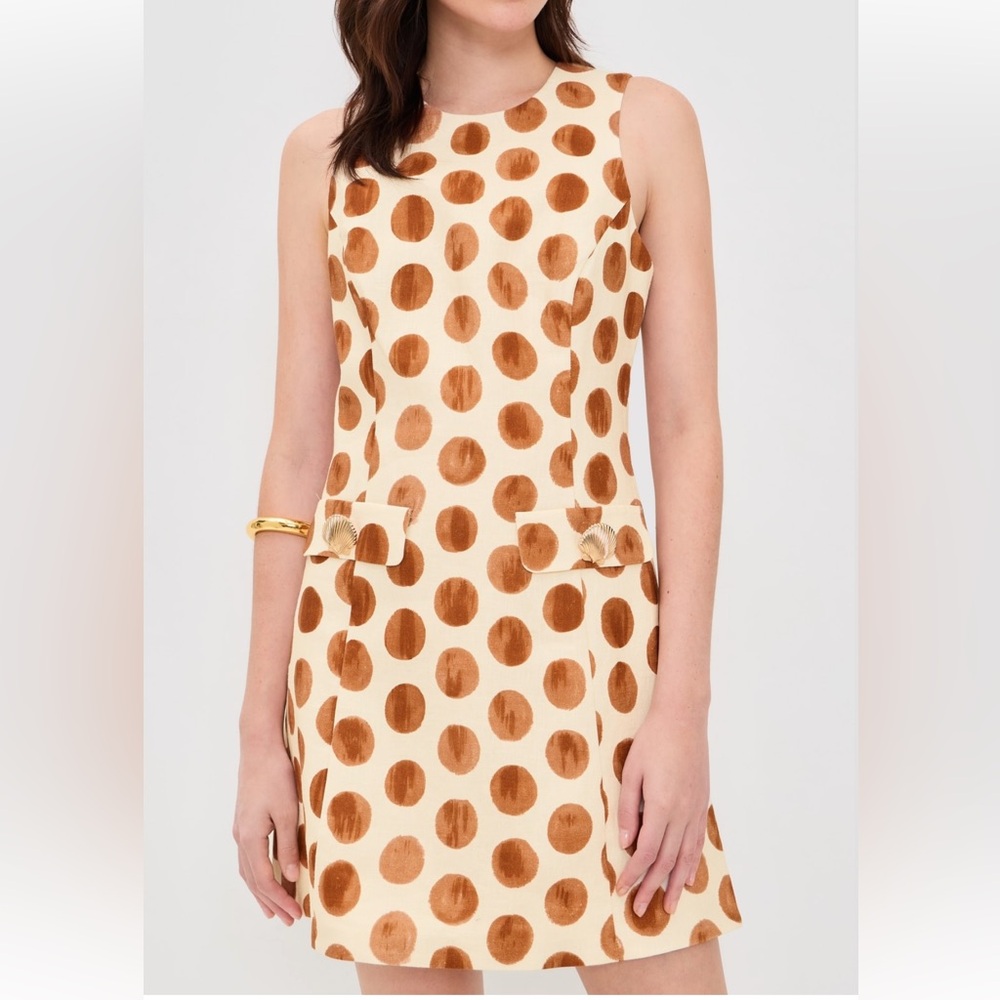 Cara Cara Posie Dress in Celeste Ginger Spot-Excellent condition